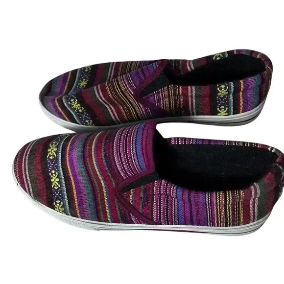 L & B Slip On Low Athletic Shoes 6.5 Multi Color - Picture 13 of 13